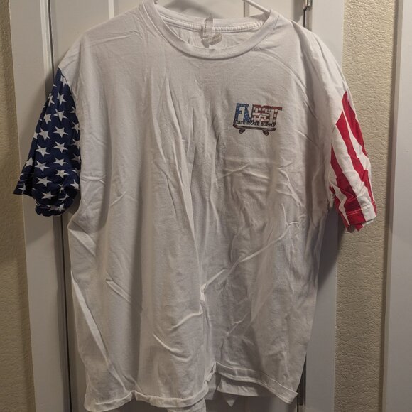 First State Skate Supply White Flag T-Shirt 2XL Code Five - Used - Picture 1 of 2